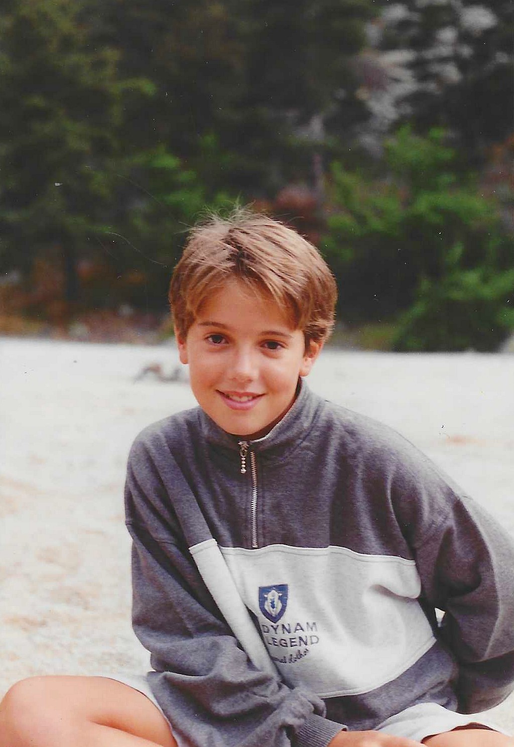 Jérémy - Lac des Mesches - Castérino le 18 août 1995