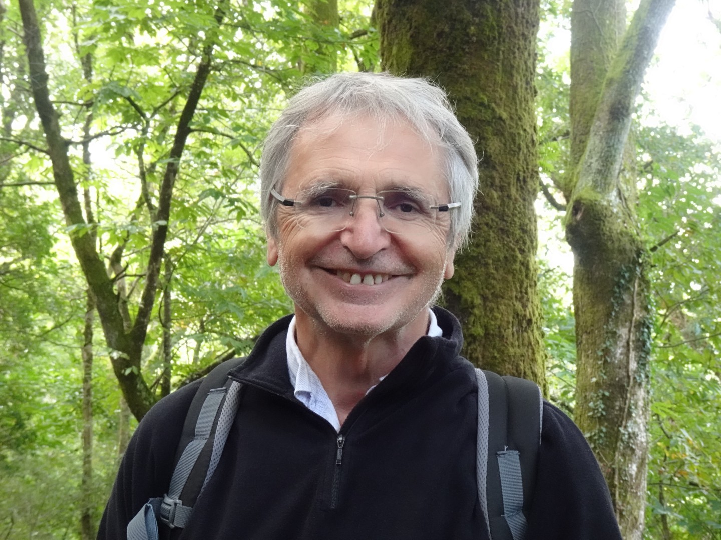 Angel dans la forêt Basque en septembre 2024